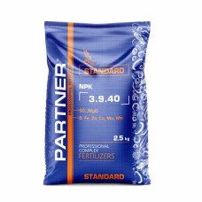 Комплексне добриво NPK 3.9.40+S+MG+ME PARTNER STANDARD - 2,5 кг